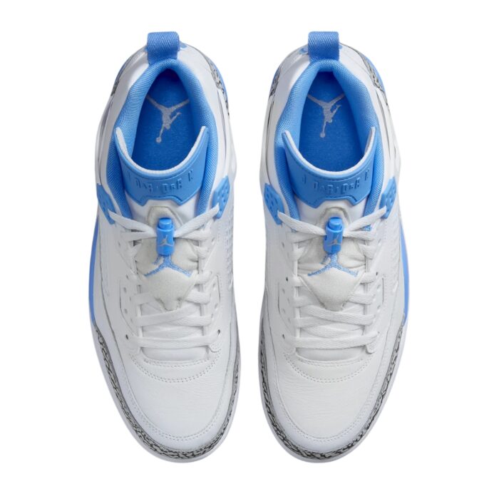 NIKE AIR JORDAN SPIZIKE LOW WHITE WOLF GREY ANTHRACITE UNIVERSITY BLUE FQ1759 141 - Image 3