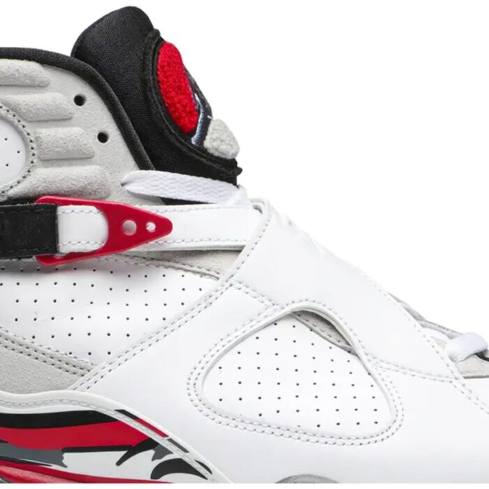 NIKE AIR JORDAN 8 RETRO BUGS BUNNY WHITE HYPER BLUE TRUE RED FLINT GREY 305381 103 - Image 3