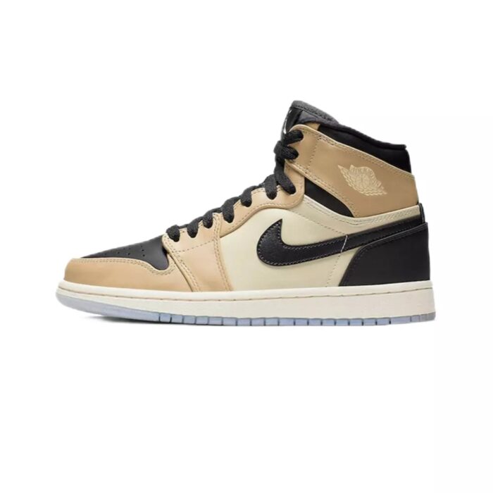 NIKE AIR JORDAN 1 RETRO HIGH MUSHROOM BLACK FOSSIL PALE IVORY MUSHROOM AH7389 003 - Image 3