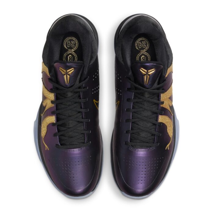 NIKE KOBE 5 PROTRO YEAR OF THE MAMBA EGGPLANT BLACK METALLIC GOLD IB4481 500 - Image 3