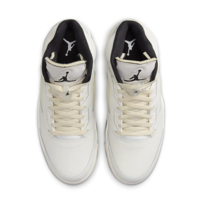 NIKE AIR JORDAN 5 SE SAIL BLACK LIGHT OREWOOD BROWN COCONUT MILK FN7405 100 - Image 3