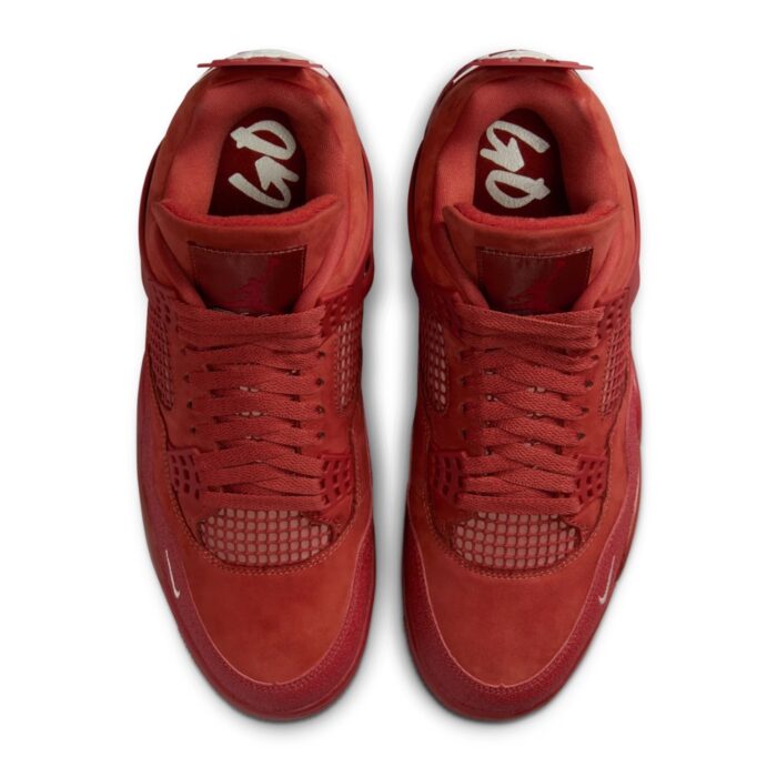 NIKE AIR JORDAN 4 X NIGEL SYLVESTER BRICK BY BRICK FIREWOOD ORANGE SAIL CINNABAR HF4340 800 - Image 4