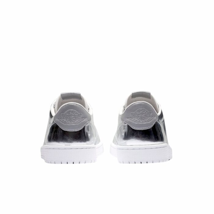 NIKE AIR JORDAN 1 LOW PINNACLE METALLIC SILVER 852549 003 - Image 4