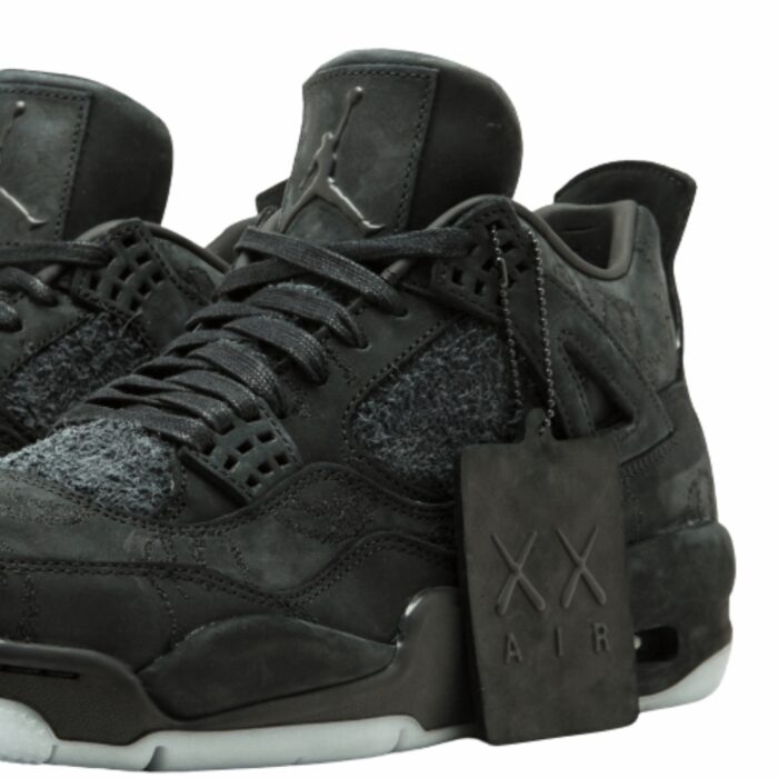 NIKE AIR JORDAN 4 RETRO KAWS BLACK 930155 001 - Image 4