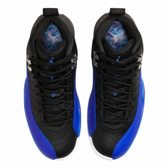 NIKE AIR JORDAN 12 BLACK HYPER ROYAL METALLIC SILVER WHITE AQ6068 004 - Image 4