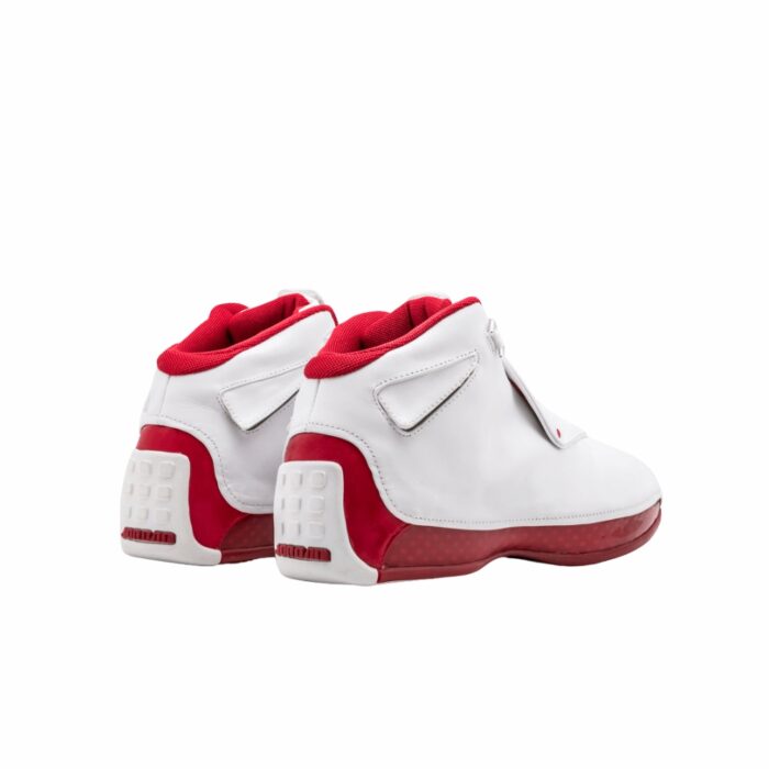NIKE AIR JORDAN 18 OG WHITE VARSITY RED 305869 161 - Image 4