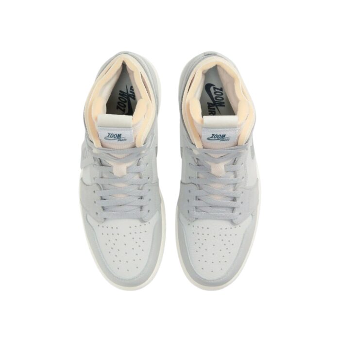NIKE AIR JORDAN 1 HIGH ZOOM AIR CMFT LONDON PHOTON DUST LIGHT SMOKE GREY DH4268 001 - Image 4
