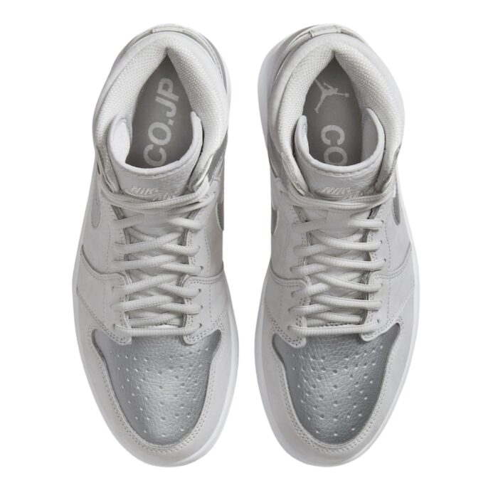 NIKE AIR JORDAN 1 HIGH OG CO JAPAN TOKYO NEUTRAL GREY WHITE METALLIC SILVER DA0382 029 - Image 4