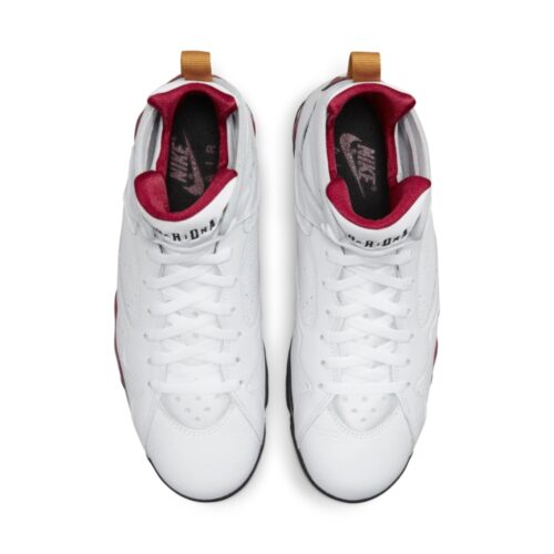 NIKE AIR JORDAN 7 OG CARDINAL WHITE BLACK CARDINAL RED CHUTNEY CU9307 106 - Image 4