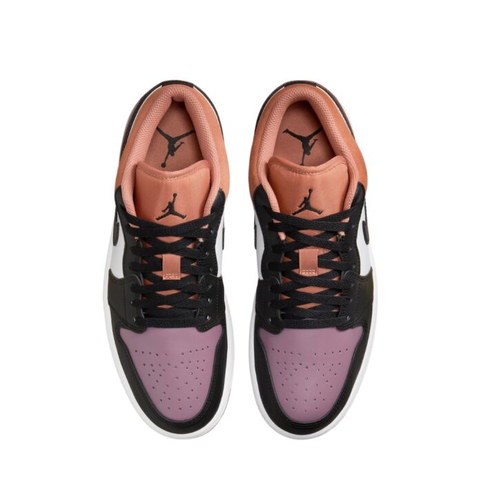 NIKE AIR JORDAN 1 LOW J MAUVE PHANTOM TOTAL ORANGE WHITE NIGHT MAROON FB9907 102 - Image 4