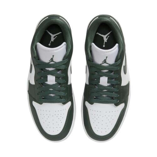 NIKE AIR JORDAN 1 LOW GALACTIC WHITE GALACTIC JADE DC0774 113 - Image 4