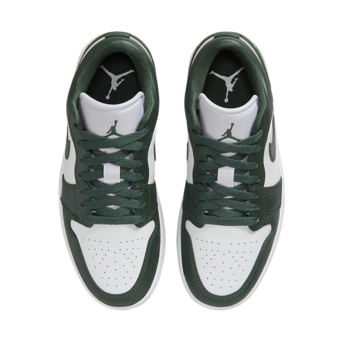 NIKE AIR JORDAN 1 LOW GALACTIC WHITE GALACTIC JADE DC0774 113 - Image 4