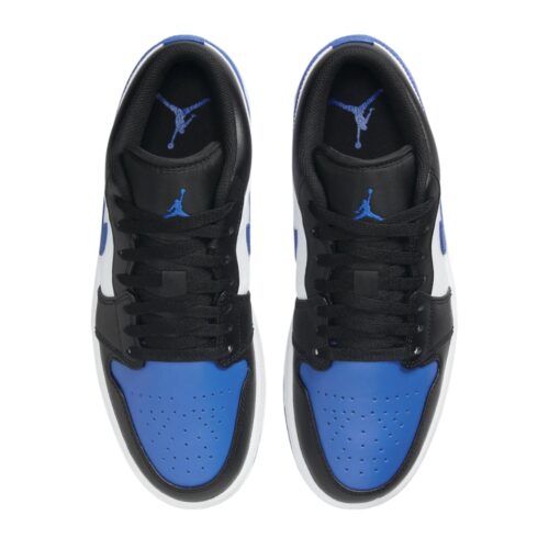 NIKE AIR JORDAN 1 LOW TOE ROYAL BLUE WHITE BLACK 554558 140 - Image 4