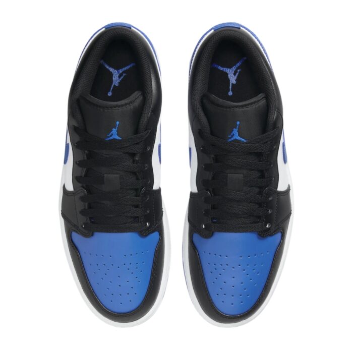 NIKE AIR JORDAN 1 LOW TOE ROYAL BLUE WHITE BLACK 554558 140 - Image 4