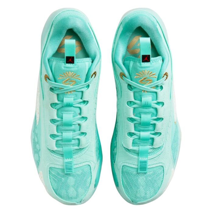 NIKE AIR JORDAN LUKE 2 MATADOR TROPICAL TWIST METALLIC GOLD WASHED TEAL BARELY GREEN DX8733 300 - Image 4