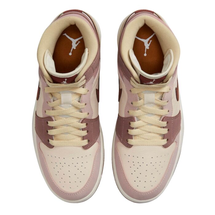 NIKE AIR JORDAN 1 MID SE DARK PONY SMOKY MAUVE DO7440 821 - Image 4