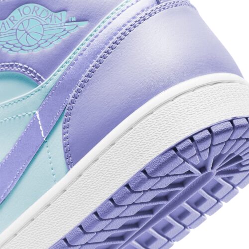 NIKE AIR JORDAN 1 MID PURPLE AQUA PURPLE PULSE GLACIER BLUE WHITE ARCTIC PUNCH 554724 500 - Image 4