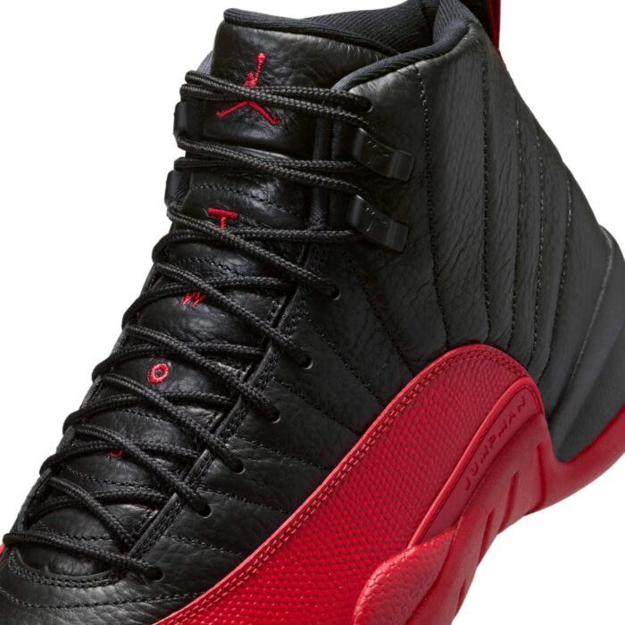 NIKE AIR JORDAN 12 FLU GAME 2025 BLACK VARSITY RED CT8013 060 - Image 4