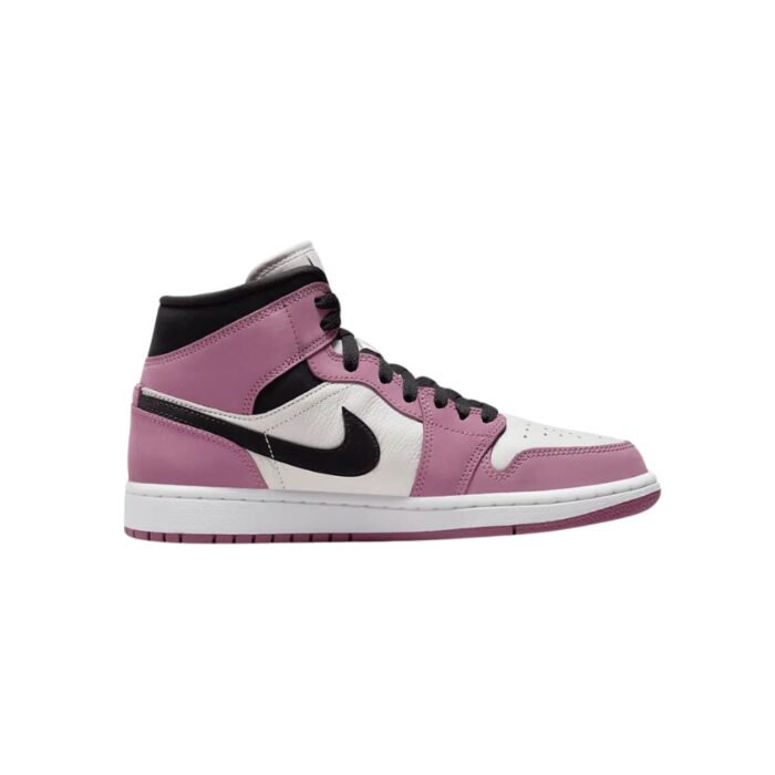 NIKE AIR JORDAN 1 MID SE LIGHT BERRY PINK WHITE BLACK DC7267 500 - Image 2