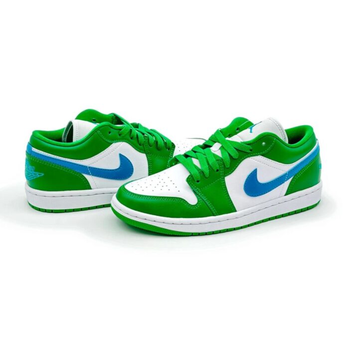 NIKE AIR JORDAN 1 LOW LUCKY GREEN DC0774 304 - Image 9