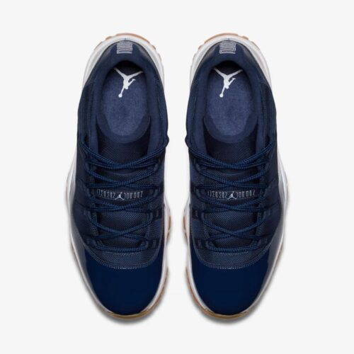 NIKE AIR JORDAN 11 RETRO LOW NAVY GUM 528895 405 - Image 9