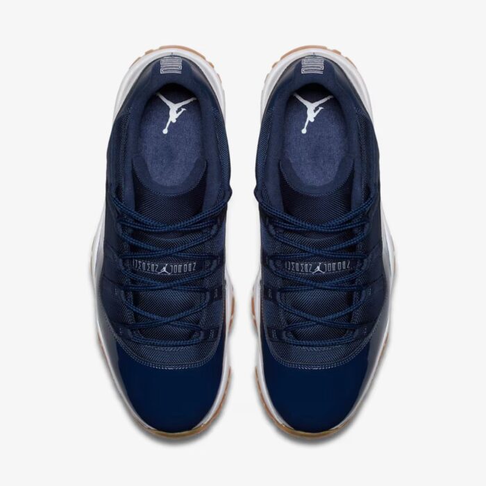 NIKE AIR JORDAN 11 RETRO LOW NAVY GUM 528895 405 - Image 9