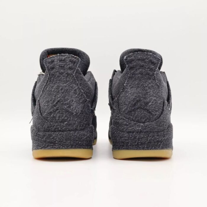 NIKE AIR JORDAN 4 RETRO LEVI’S BLACK LEVI’S TAG AO2571 001 - Image 9