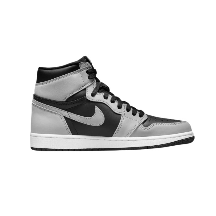 NIKE AIR JORDAN 1 RETRO HIGH OG SHADOW 2 0 BLACK WHITE LIGHT SMOKE GREY 555088 035 - Image 3