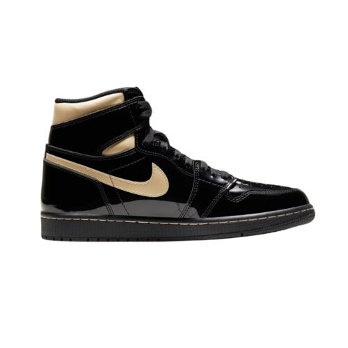 NIKE AIR JORDAN 1 RETRO HIGH OG BLACK GOLD 555088 032 - Image 3