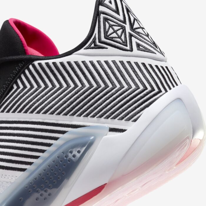 NIKE AIR JORDAN 38 LOW FUNDAMENTAL WHITE BLACK SIREN RED FD2326 101 - Image 4
