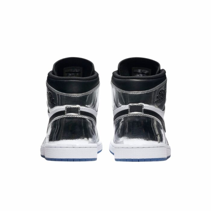 NIKE AIR JORDAN 1 RETRO HIGH THINK 16 PASS THE TORCH CHROME WHITE TURBO GREEN BLACK AQ7476 016 - Image 4