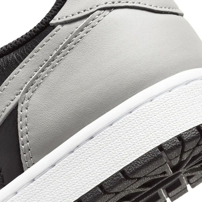 NIKE AIR JORDAN 1 LOW OG SHADOW BLACK MEDIUM GREY WHITE CZ0790 003 - Image 4