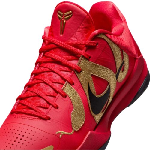 NIKE KOBE 5 YEAR OF THE MAMBA UNIVERSITY RED BLACK METALLIC GOLD HF5182 600 - Image 5