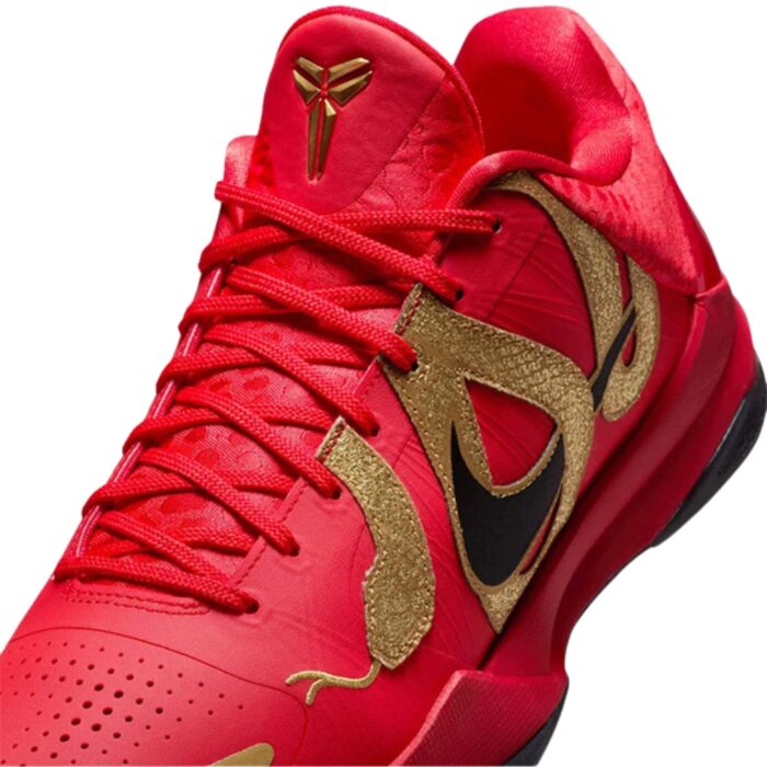 NIKE KOBE 5 YEAR OF THE MAMBA UNIVERSITY RED BLACK METALLIC GOLD HF5182 600 - Image 5