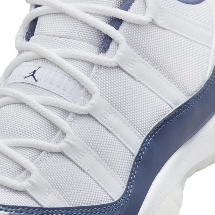 NIKE AIR JORDAN 11 LOW DIFFUSED BLUE WHITE MIDNIGHT NAVY DIFFUSED BLUE FOOTBALL GREY FV5104 104 - Image 4