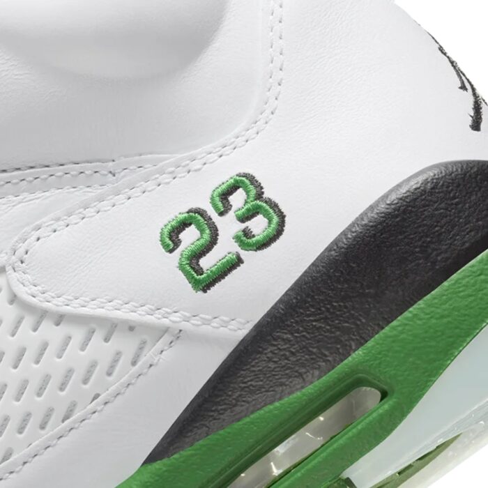 NIKE AIR JORDAN 5 LUCKY GREEN BLACK ICE BLUE WHITE DD9336 103 - Image 4