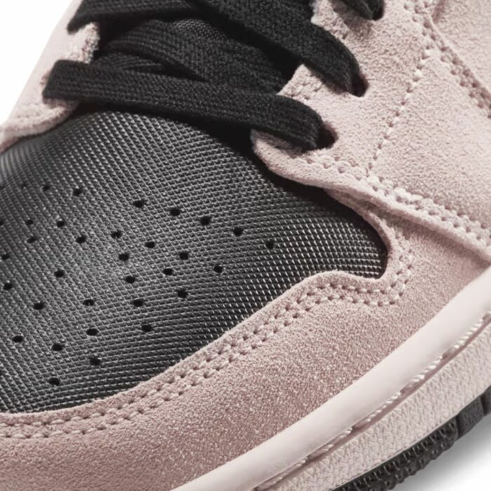 NIKE AIR JORDAN 1 MID DIRTY POWDER IRIDESCENT BARELY ROSE BLACK MULTI COLOR BQ6472 602 - Image 4