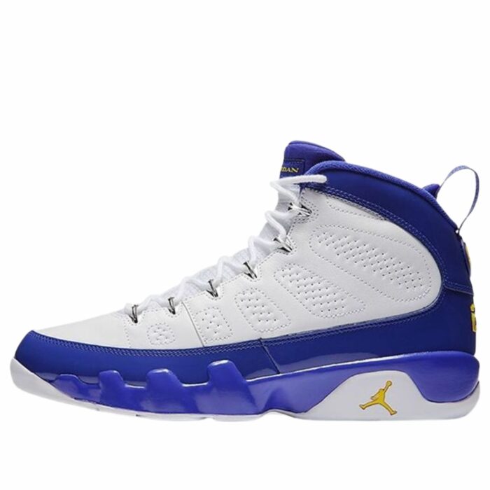 NIKE AIR JORDAN 9 RETRO KOBE BRYANT PE WHITE TOUR YELLOW CONCORD 302370 121 - Image 4