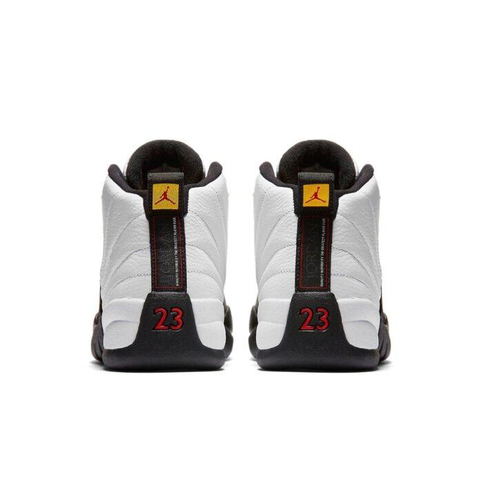 NIKE AIR JORDAN 12 RETRO TAXI WHITE BLACK 130690 125 - Image 4