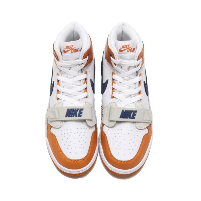 NIKE AIR JORDAN LEGACY 312 TRAINER 3 NRG WHITE MIDNINGHT NAVY GINGER LIGHT BONE AQ4160 140 - Image 4