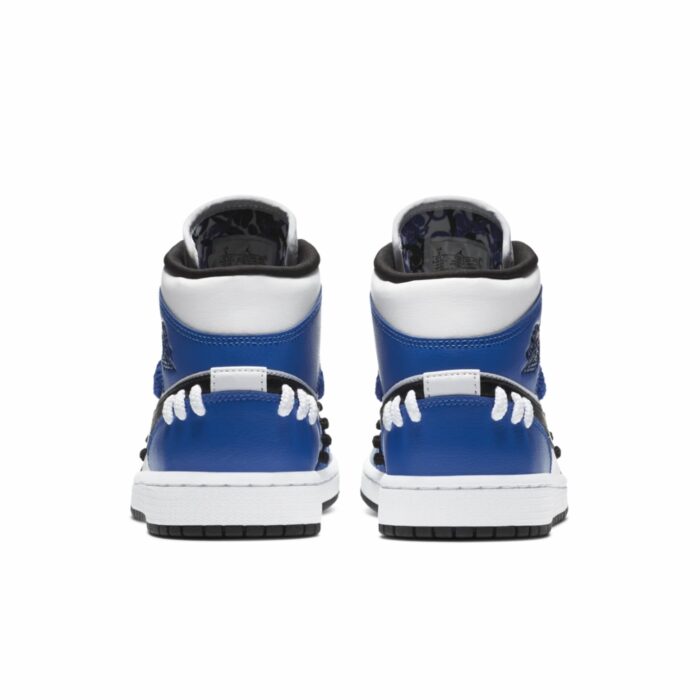 NIKE AIR JORDAN 1 MID SE GAME ROYAL WHITE BLUE BLACK CV0152 401 - Image 4