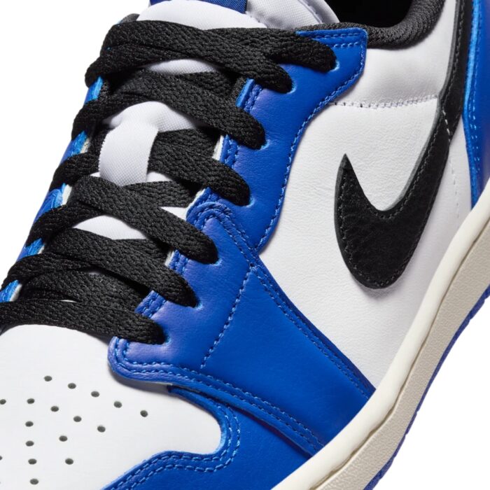 NIKE AIR JORDAN 1 LOW GAME ROYAL WHITE BLACK GAME ROYAL SAIL CZ0790 140 - Image 4
