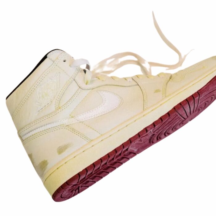 NIKE AIR JORDAN 1 RETRO HIGH NIGEL SYLVESTER SAIL VARSITY RED REFLECT SILVER WHITE BV1803 106 - Image 4