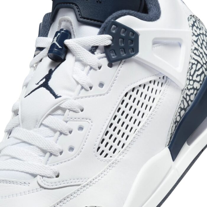 NIKE AIR JORDAN SPIZIKE LOW WHITE PURE PLATINUM OBSIDIAN FQ1759 104 - Image 4