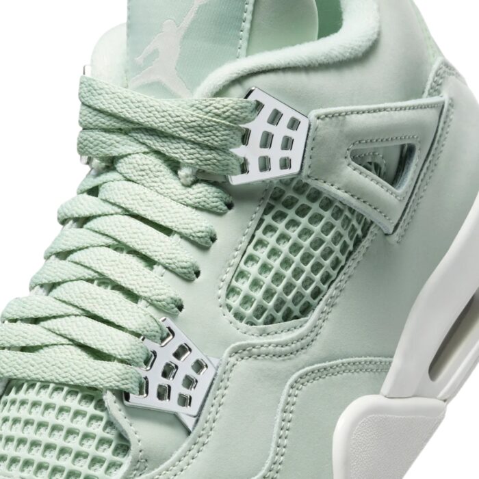 NIKE AIR JORDAN 4 ABUNDANCE SEAFOAM SAIL METALLIC SILVER HV0823 003 - Image 6