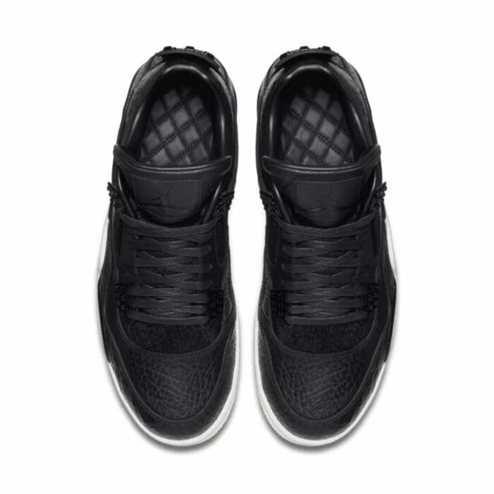 NIKE AIR JORDAN 4 RETRO PONY HAIR BLACK SAIL 819139 010 - Image 4