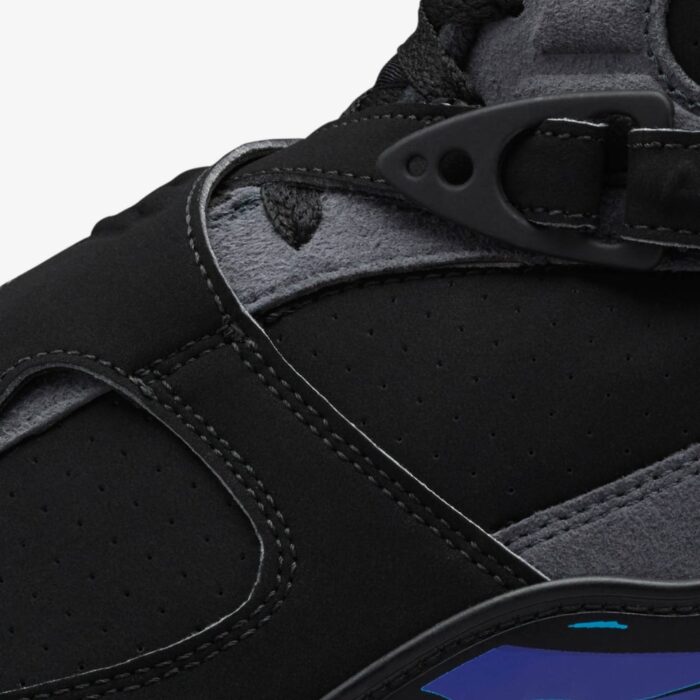 NIKE AIR JORDAN 8 RETRO AQUA BLACK BRIGHT CONCORD AQUA TONE 305381 025 - Image 4
