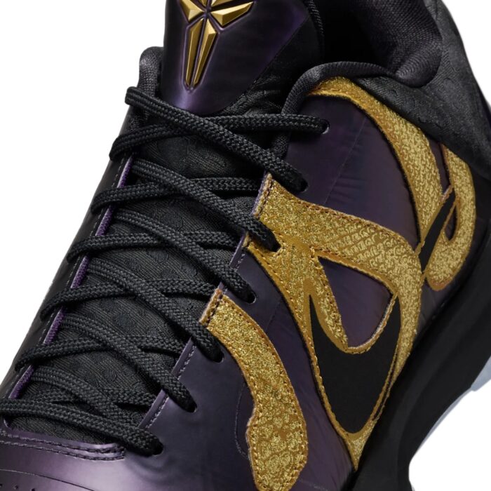 NIKE KOBE 5 PROTRO YEAR OF THE MAMBA EGGPLANT BLACK METALLIC GOLD IB4481 500 - Image 6