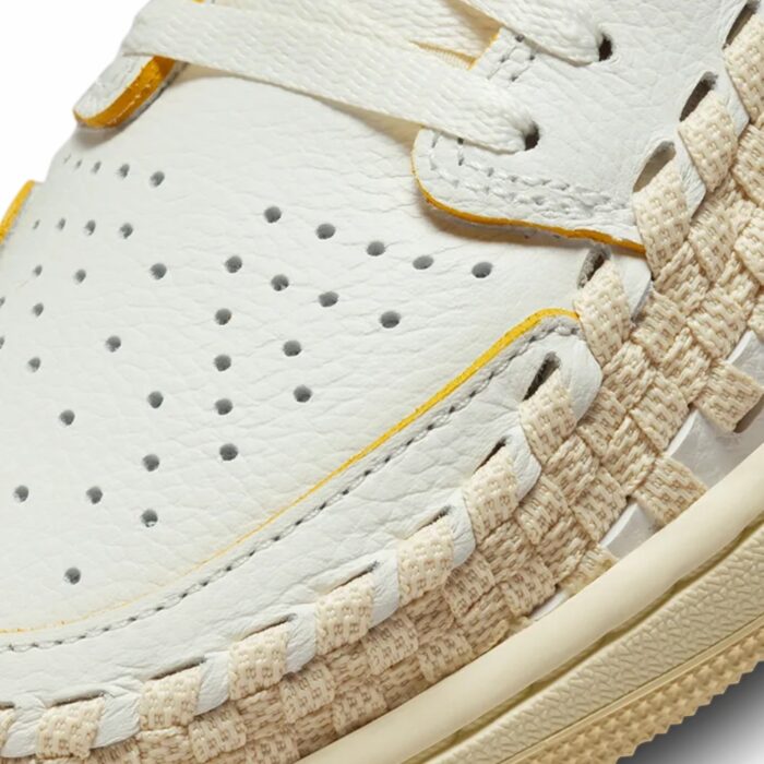NIKE AIR JORDAN 1 UNION LA FOOTSCAPE SAIL WOLF GREY MUSLIN PALE VANILLA KINETIC GREEN UNIVERSITY GOLD FD2565 100 - Image 4