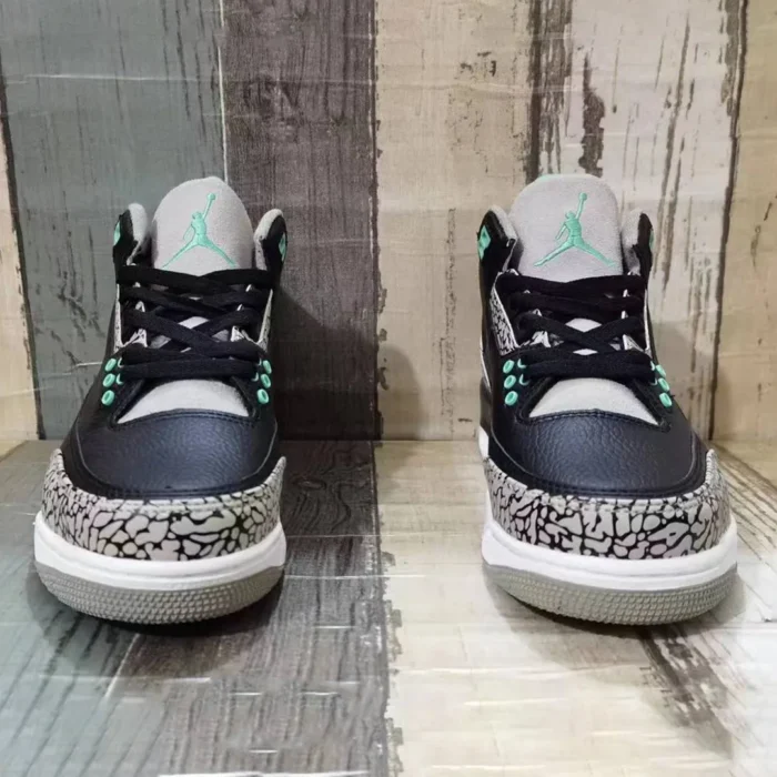 NIKE AIR JORDAN 3 GREEN GLOW BLACK WOLF GREY WHITE CT8532 031 - Image 9
